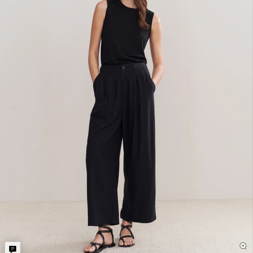 Jenni Kayne Relaxed Trouser Black size 10